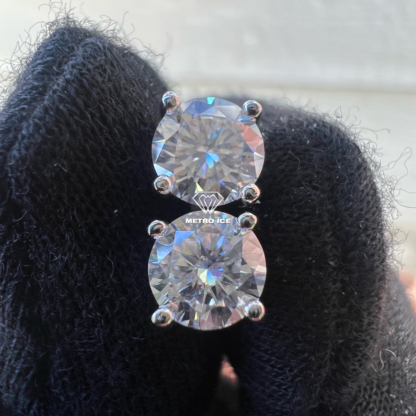 VVS Moissanite S925 Screwback Earrings