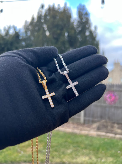 Moissanite Cross Pendants