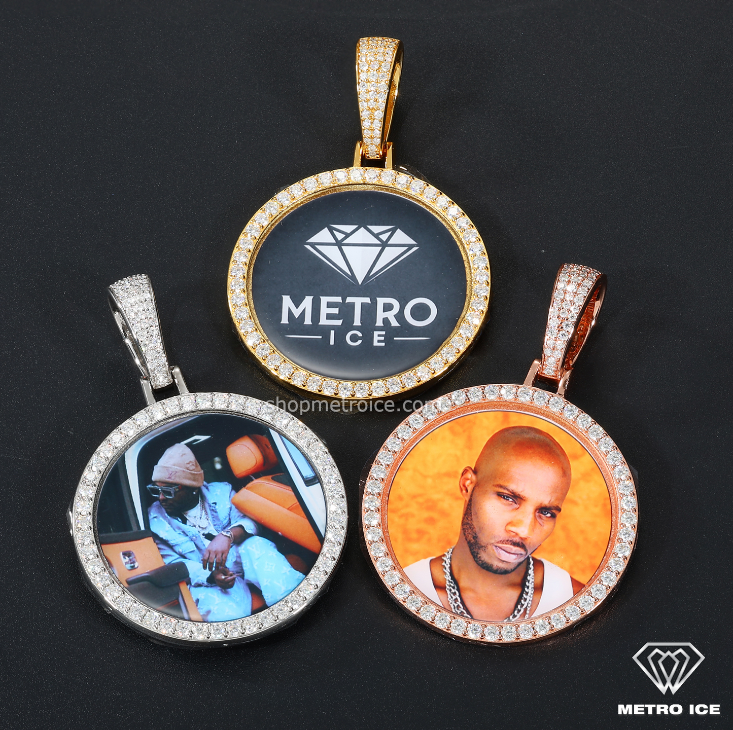VVS Moissanite Custom Photo Pendant